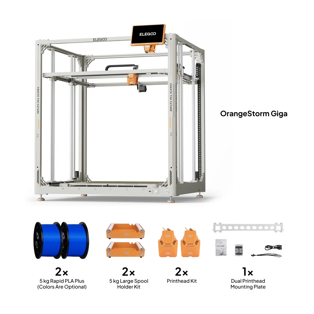 OrangeStorm Giga Dual Extrusion Upgrade Kit - Image 2