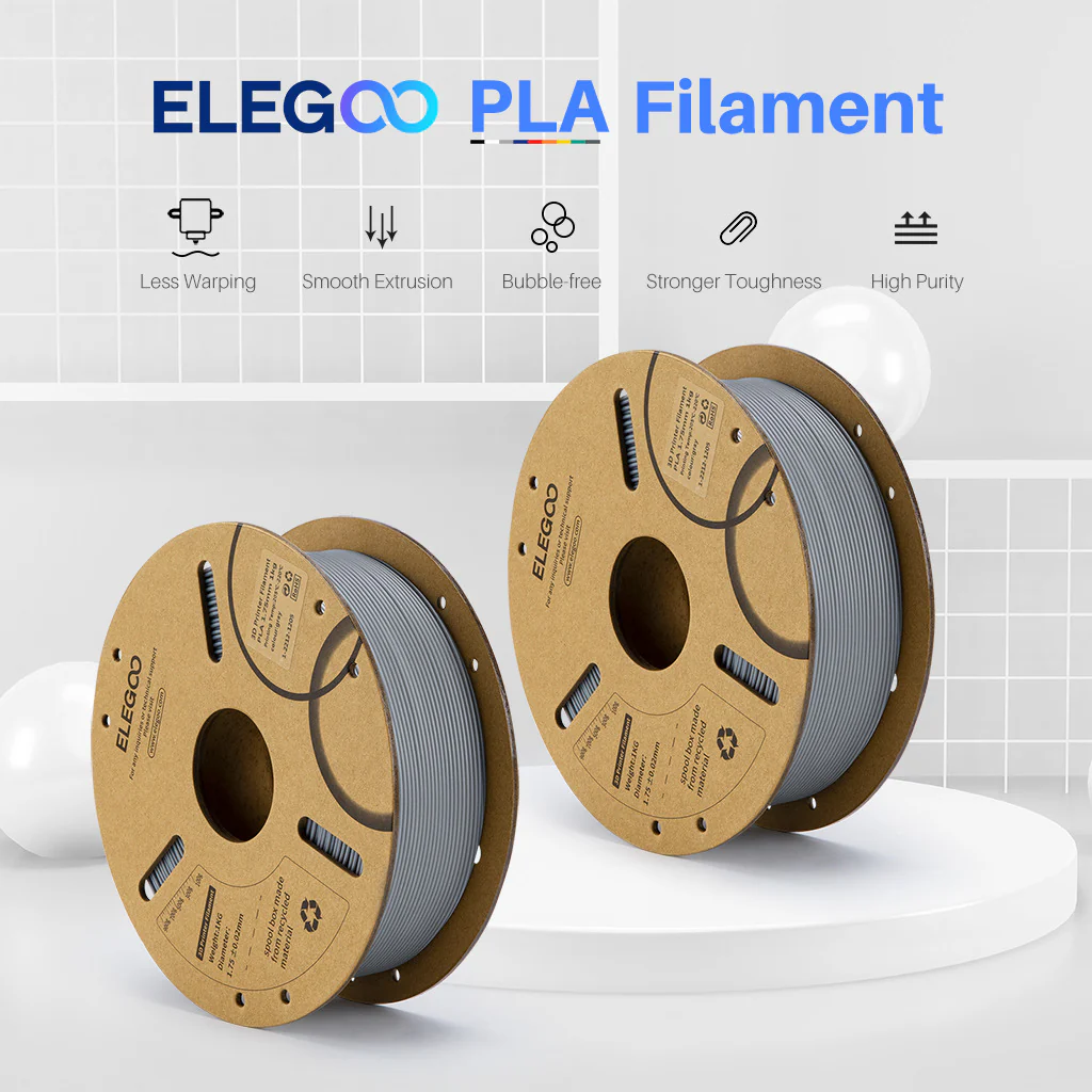 PLA Filament Grey 10 kg - Image 3