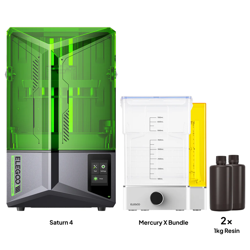 Saturn 4 Complete Bundle - Mercury X & Resin